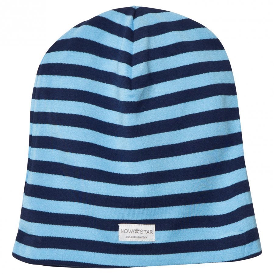 Nova Star Nb Blue Striped Beanie Pipo