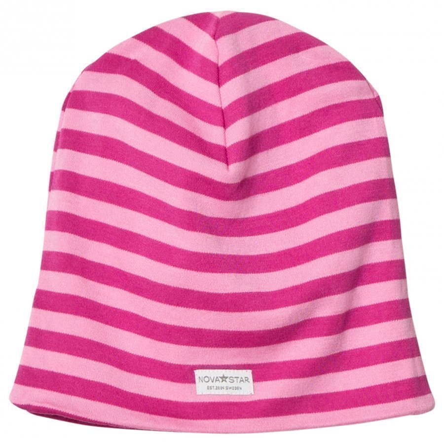 Nova Star Nb Pink Striped Beanie Pipo