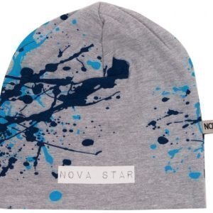 Nova Star Pipo W-Beanie Splash Blue Grey