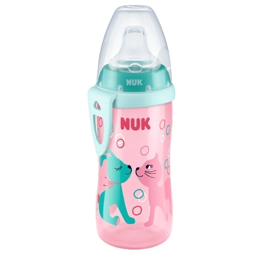 Nuk Active Cup 300 Ml Juomapullo Kissa