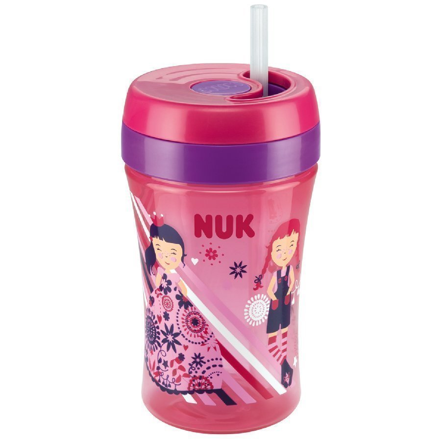 Nuk Easy Learning Cup Fun Juomapullo 300 Ml Punainen