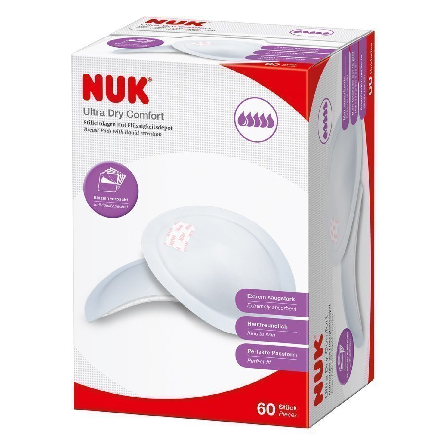 Nuk Liivinsuojat Ultra Dry Comfort 60 Kpl