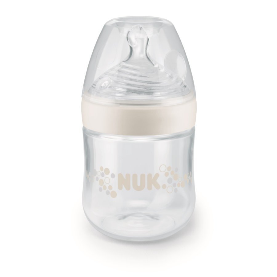 Nuk Nature Sense Tuttipullo 150 Ml Silikonitutti Koko 1 S Valkoinen