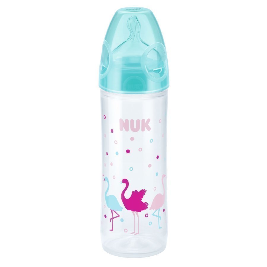 Nuk New Classic Silikon Tuttipullo Flamingot 6 Kk +