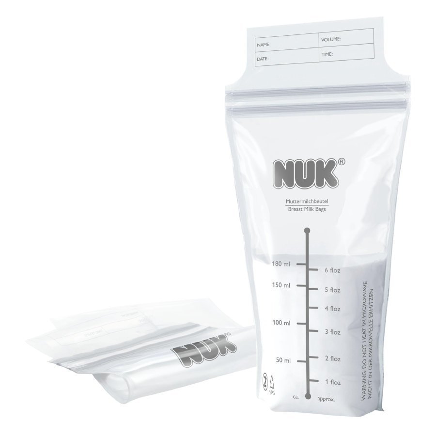 Nuk Rintamaidon Säilytyspussi 25 Kpl À 180 Ml