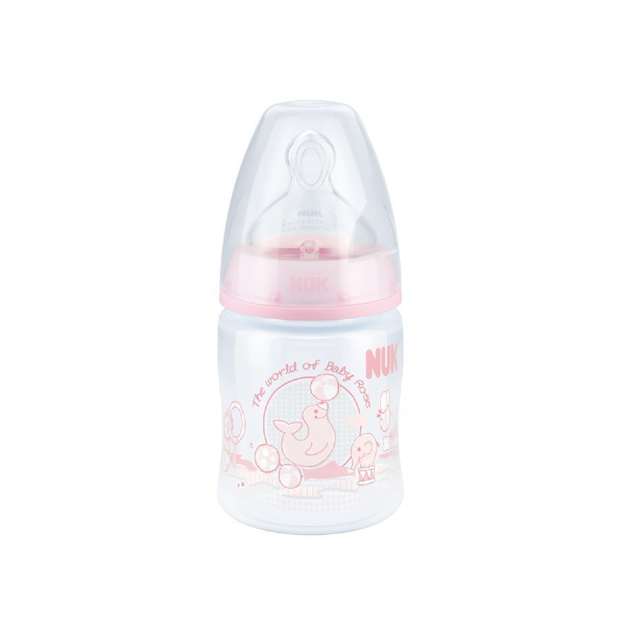 Nuk Tuttipullo First Choice 150 Ml Koko 1 M Vaaleanpunainen