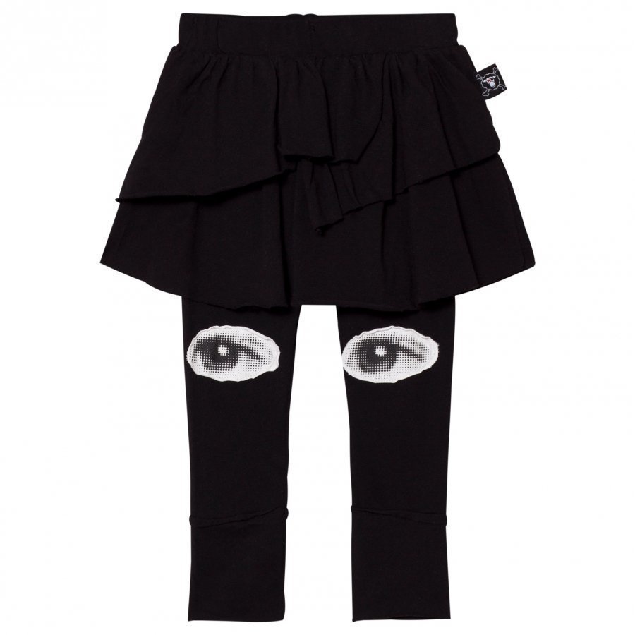 Nununu Eye Leggings Skirt Black Legginsit