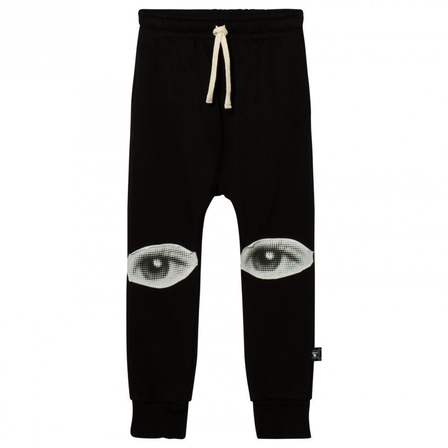 Nununu Eye Patch Baggy Pants Black Verryttelyhousut