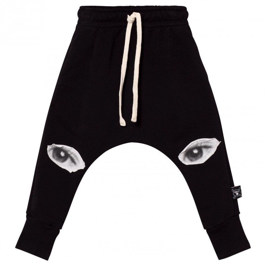 Nununu Eye Patch Baggy Pants Black Verryttelyhousut