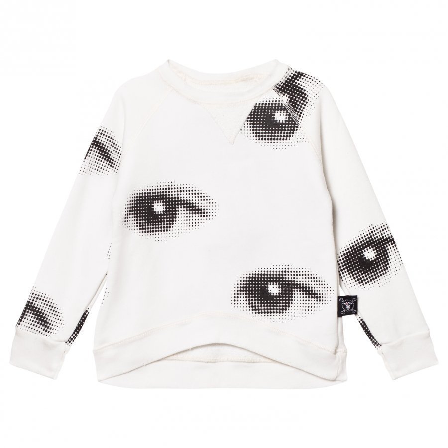 Nununu Eye Sweatshirt White Oloasun Paita