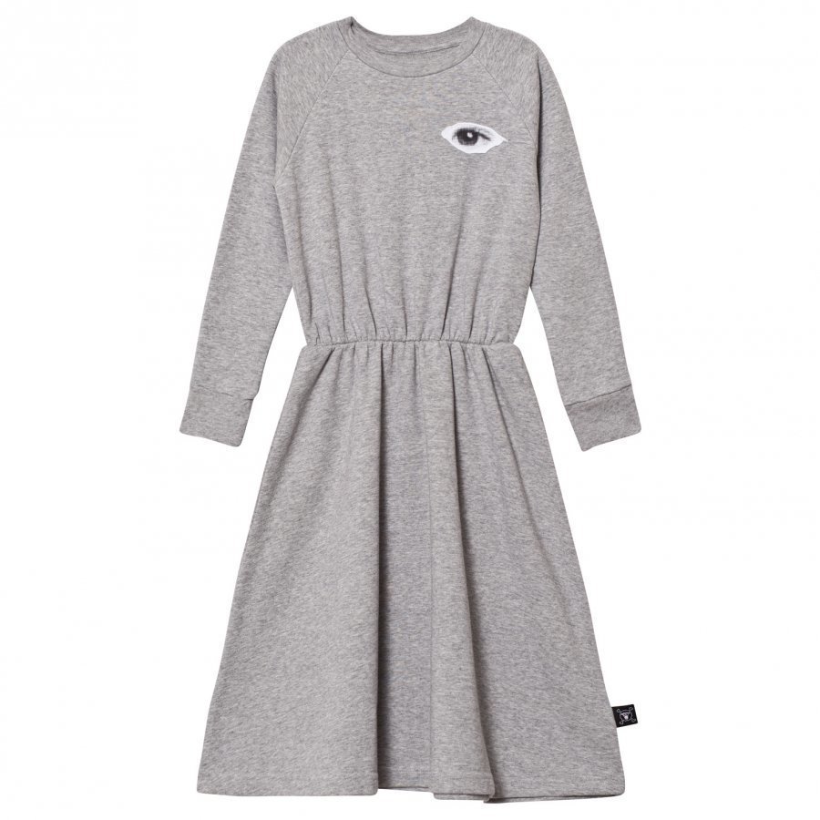 Nununu French Terry Maxi Dress Heather Grey Mekko