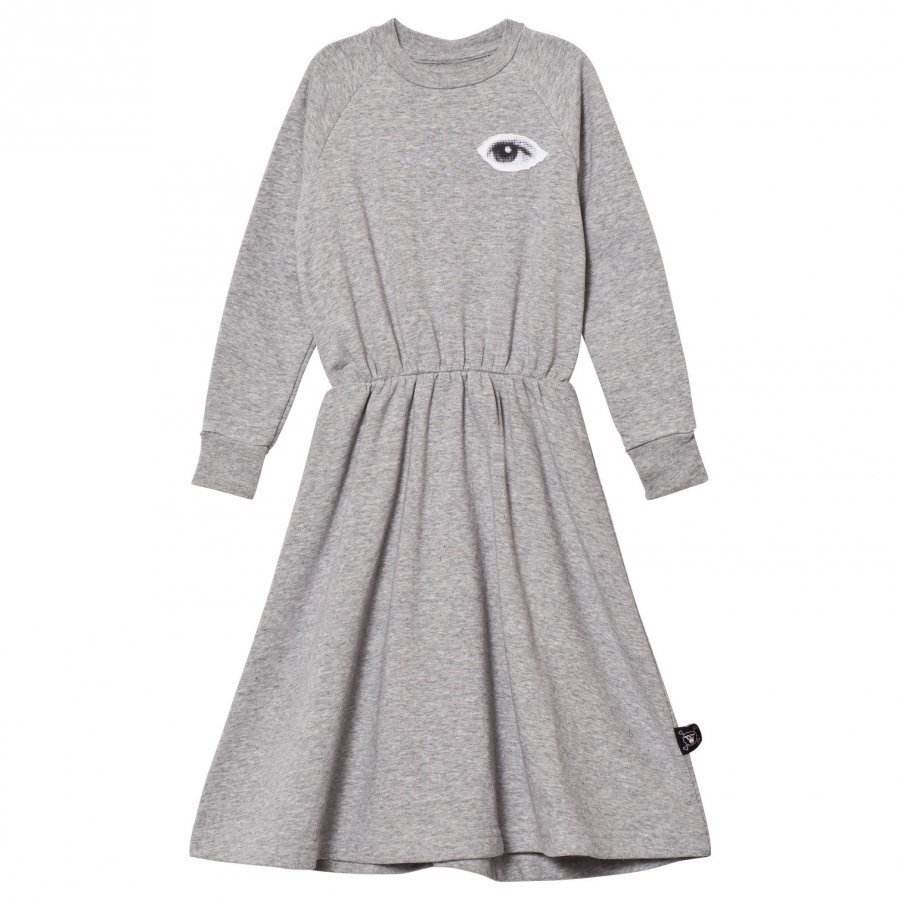 Nununu French Terry Maxi Dress Heather Grey Mekko