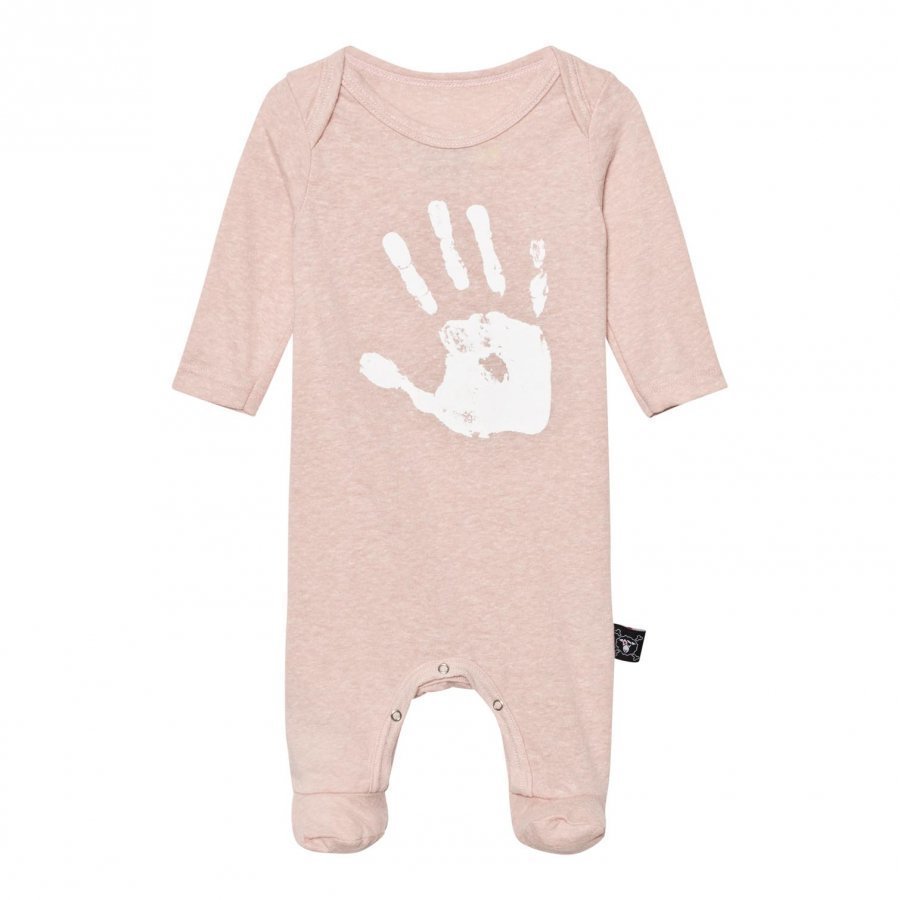 Nununu Hand Print Footed Baby Body Powder Pink Body