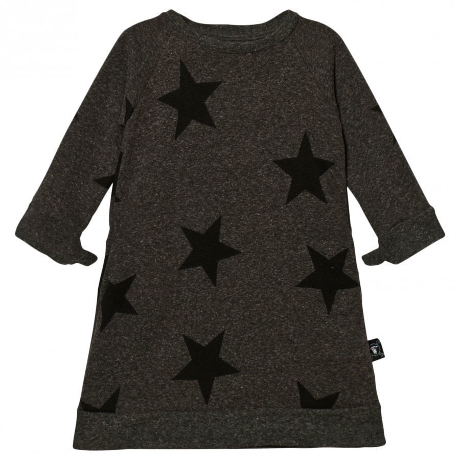 Nununu Star A Dress Charcoal Mekko