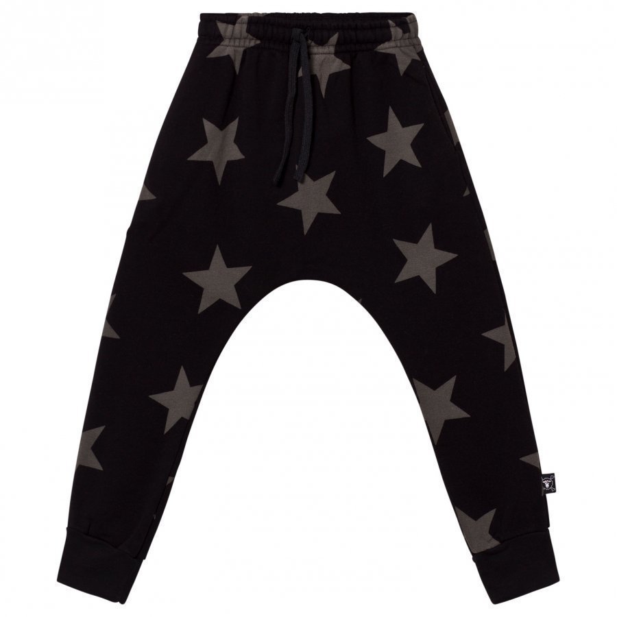 Nununu Star Baggy Pants Black Verryttelyhousut