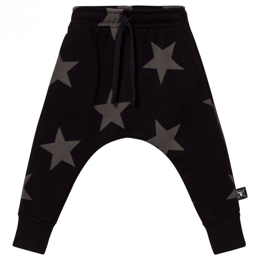 Nununu Star Baggy Pants Black Verryttelyhousut