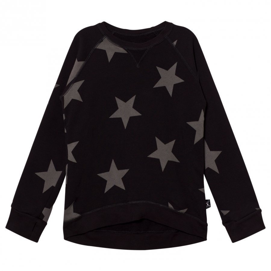 Nununu Star Sweatshirt Black Oloasun Paita