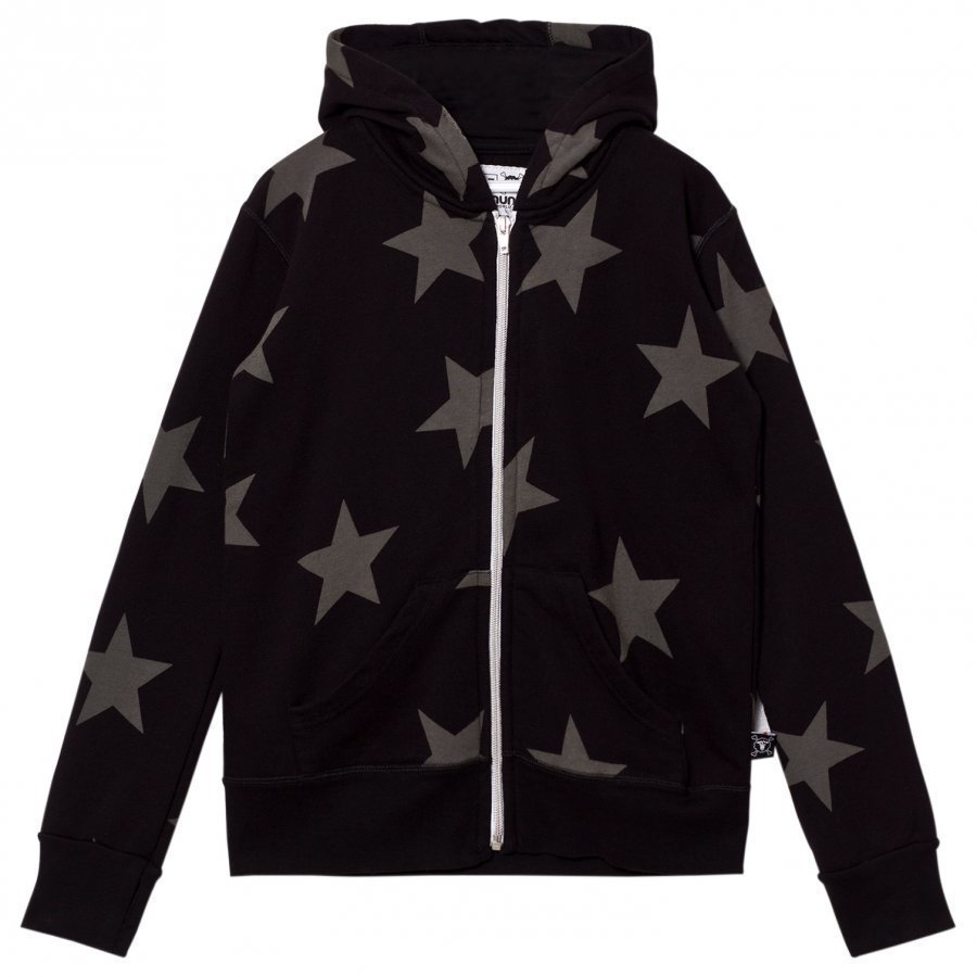 Nununu Star Zip Hoodie Black Huppari