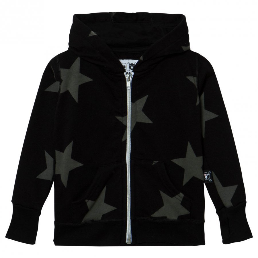 Nununu Star Zip Hoodie Black Huppari