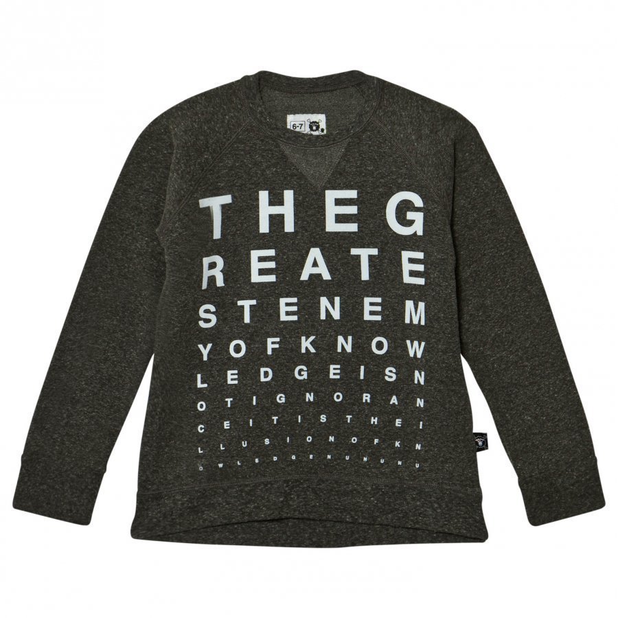 Nununu Vision Test Sweatshirt Charcoal Oloasun Paita