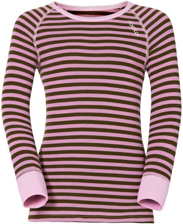 Odlo Kids Warm Shirt Kerrastopaita Pinkki / Vihreä