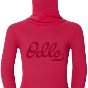 Odlo Kids Warm Shirt Plus Facemask Kerrastopaita Punainen