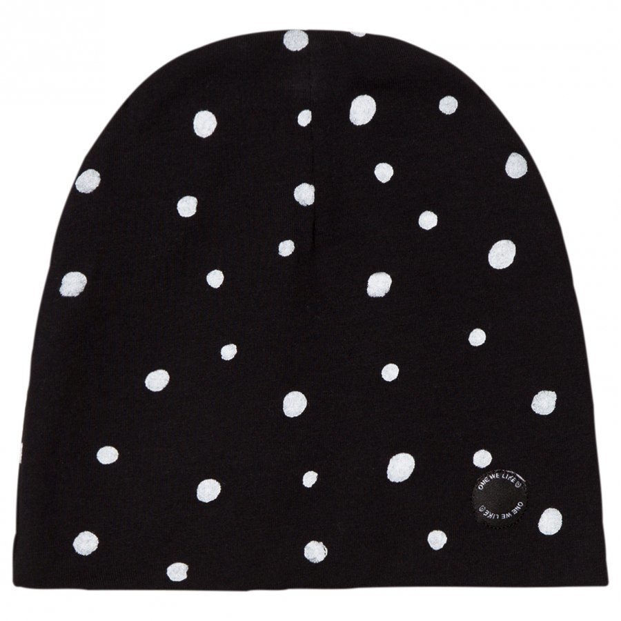 One We Like Dots Hat Black Pipo