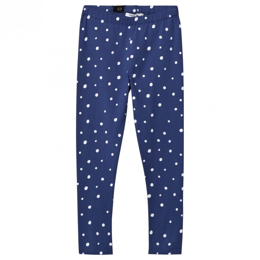 One We Like Dots Leggings Twilight Blue Legginsit