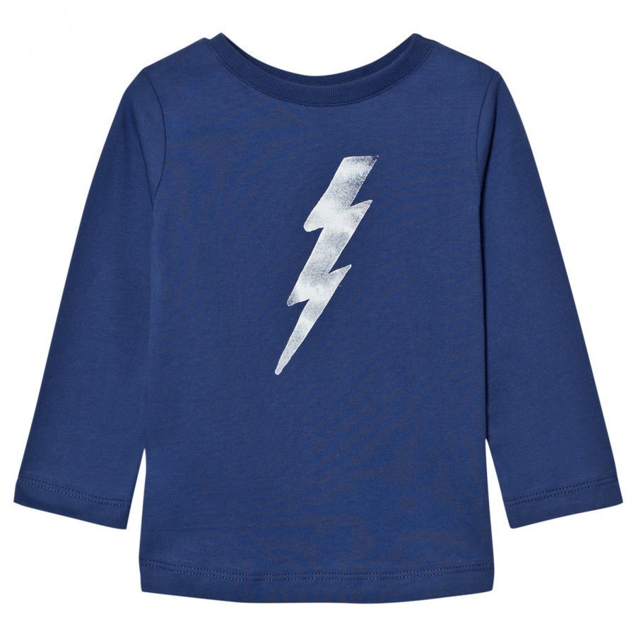 One We Like One Flash Long Sleeve T-Shirt Twilight Blue T-Paita