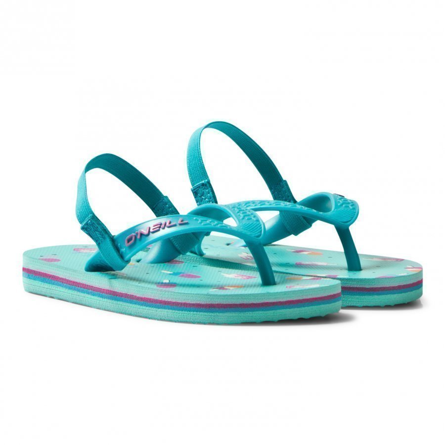 Oneill Green Infants Lollipop Print Moya Flip Flops Sandaalit