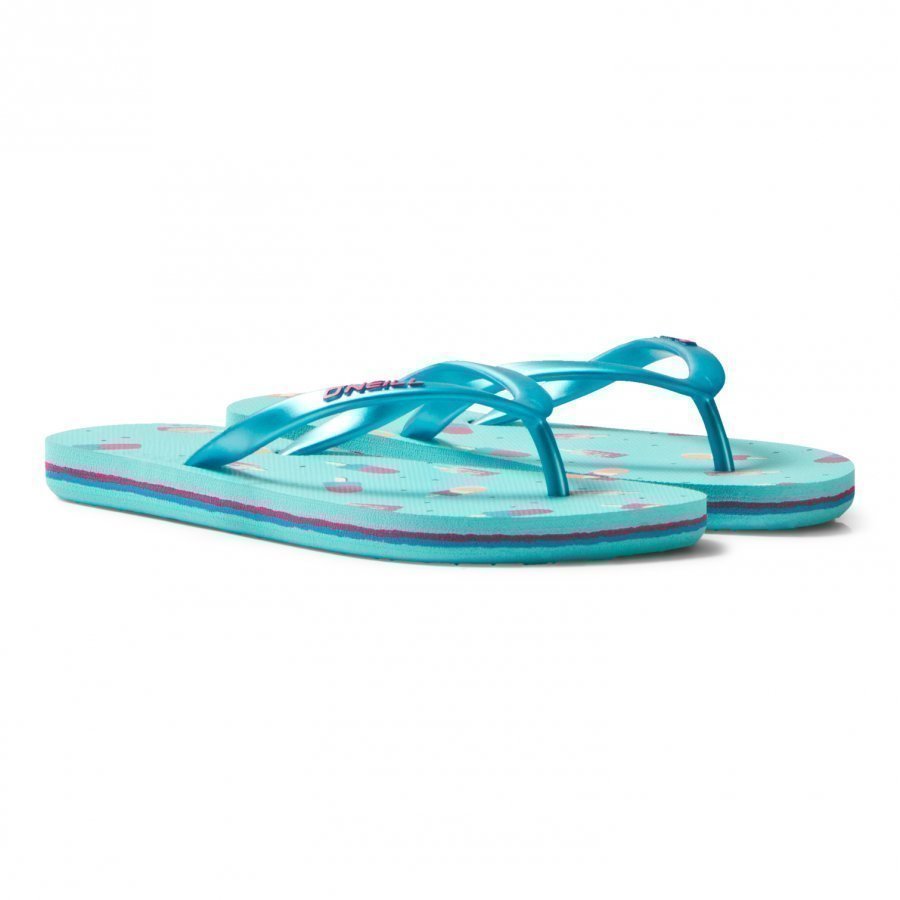 Oneill Green Lollipop Print Moya Flip Flops Sandaalit