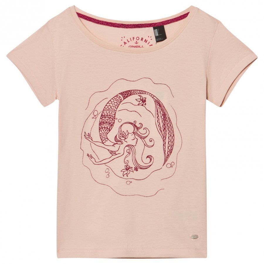 Oneill Pink Mermaid Bay Graphic Tee T-Paita