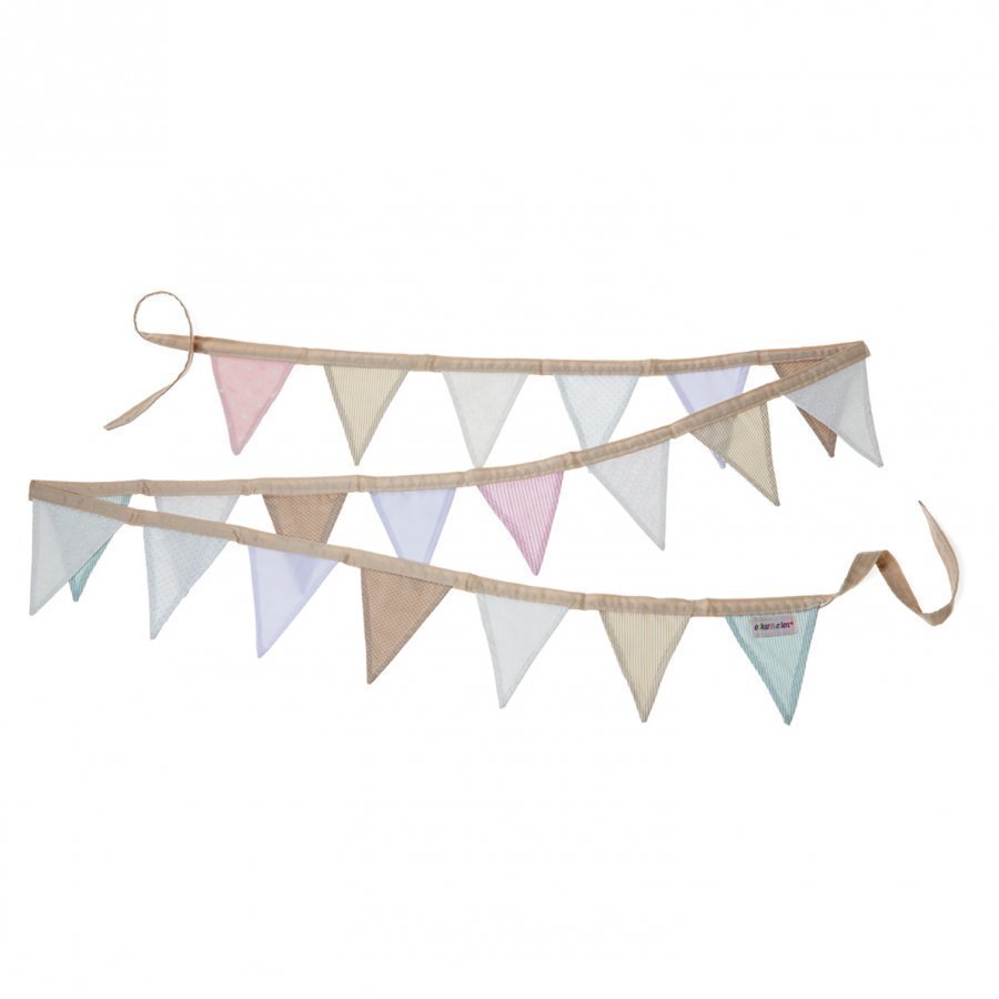 Oskar & Ellen Bunting Beige Koristelippu