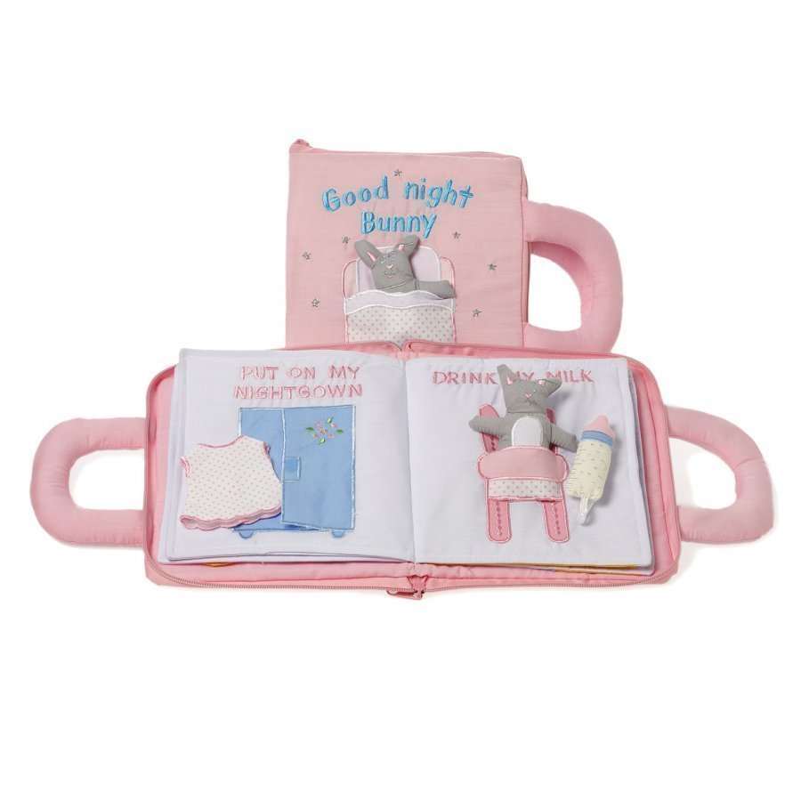 Oskar & Ellen Good Night Book Pink Swedish Ensikirja