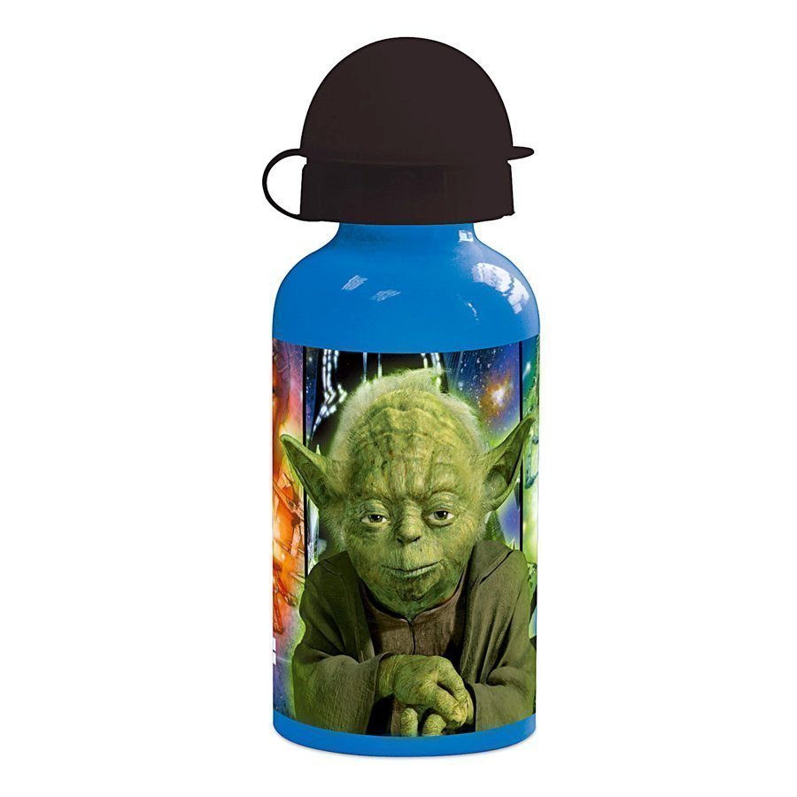 P:Os Alumiininen Juomapullo Star Wars Yoda 400 Ml