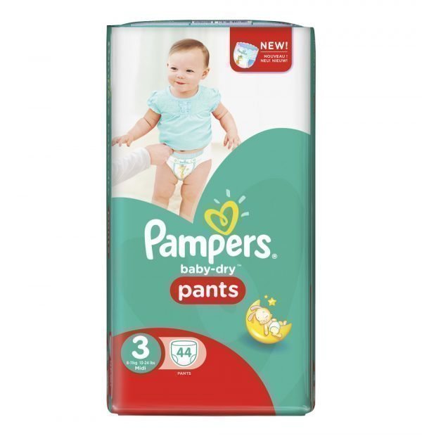 Pampers Baby-Dry 3 6-11 Kg Housuvaippa 44 Kpl