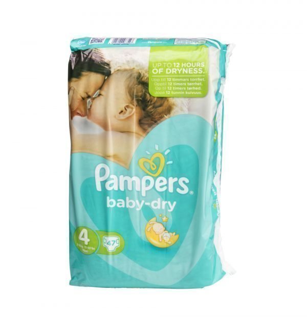 Pampers Baby-Dry 4 7-18 Kg Teippivaippa 47 Kpl