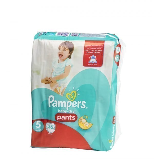Pampers Baby-Dry 5 12-18 Kg Housuvaippa 36 Kpl