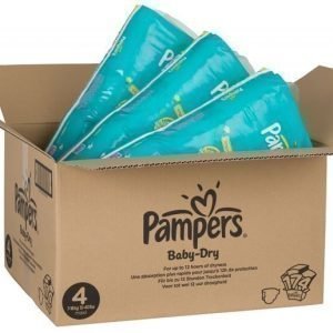 Pampers Baby Dry Koko 4+ Kuukausipakkaus 152 vaippaa