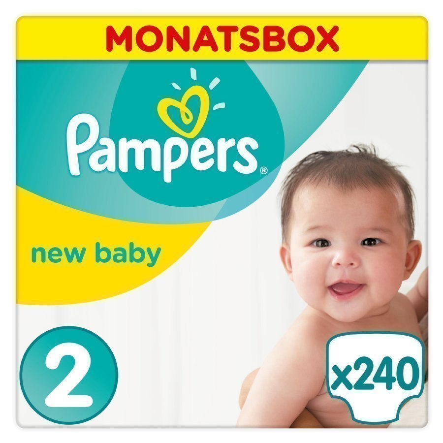 Pampers New Baby Koko 2 3 6 Kg Kuukausipakkaus 240 Kpl