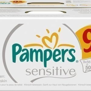 Pampers Puhdistuspyyhkeet Sensitive 9 x 56 kpl