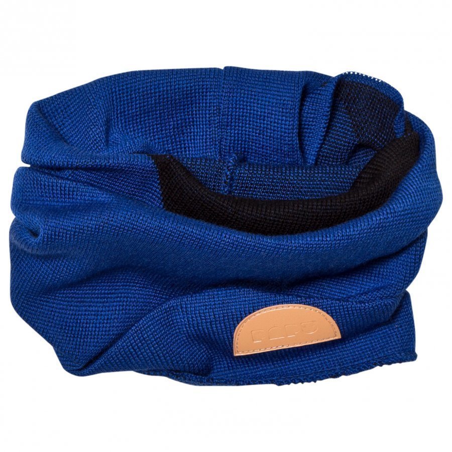 Papu Wool Tube Scarf Blue/Black Villahuivi