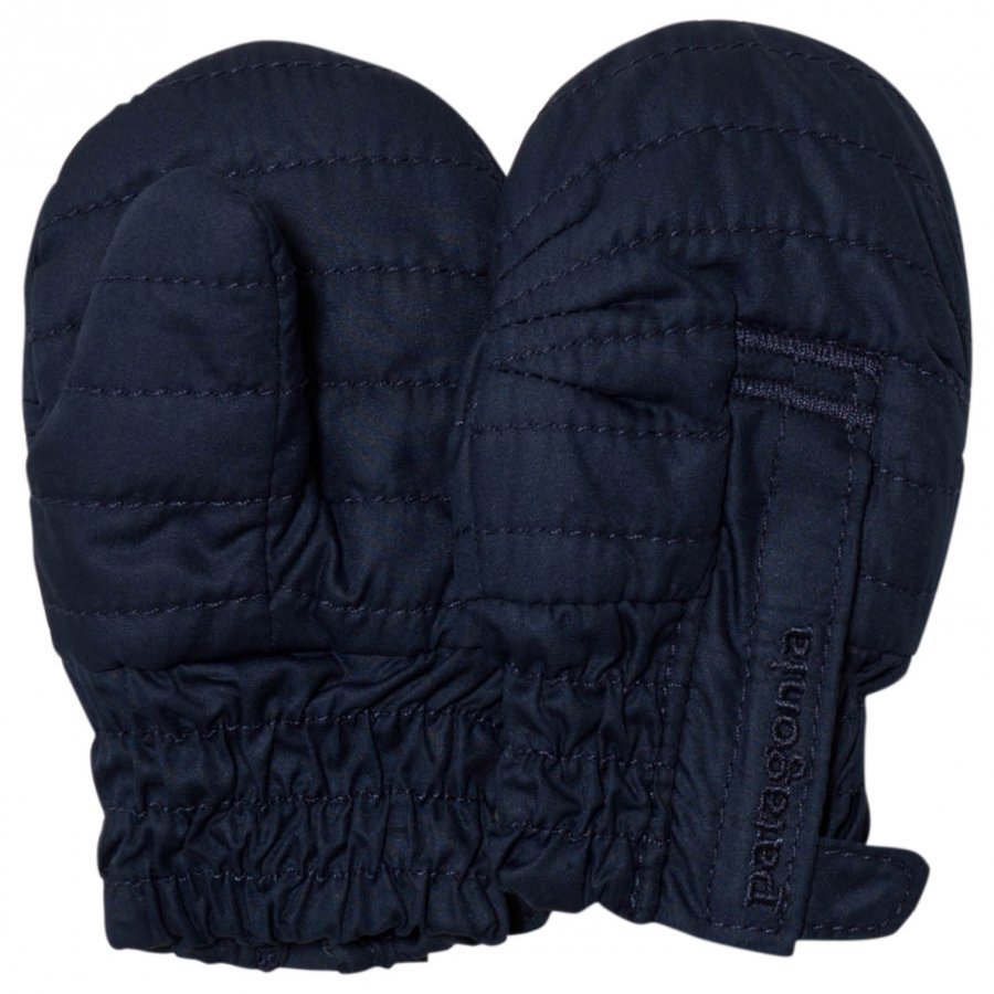 Patagonia Baby Puff Mittens Navy Blue Rukkaset