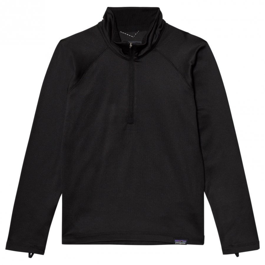 Patagonia Cap Heavyweight Zip Neck Black Fleece Paita