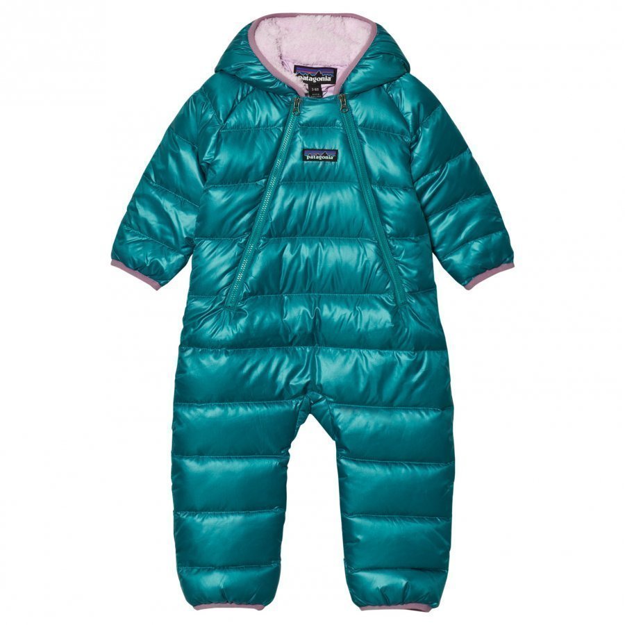 Patagonia Infant Hi-Loft Down Sweater Bunting Coverall Elwha Blue Sadehaalari