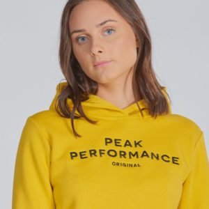 Peak Performance Jr Orig H Huppari Keltainen