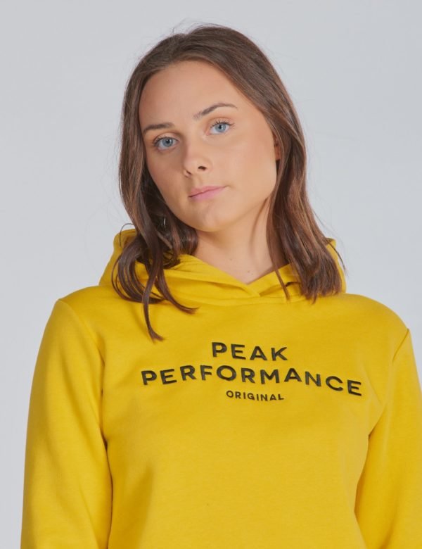 Peak Performance Jr Orig H Huppari Keltainen