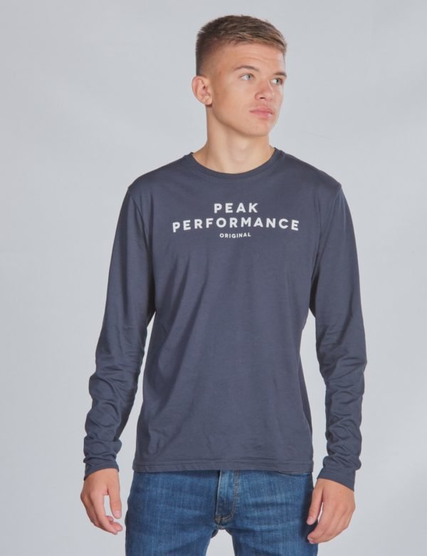 Peak Performance Jr Orig Ls Paita Sininen