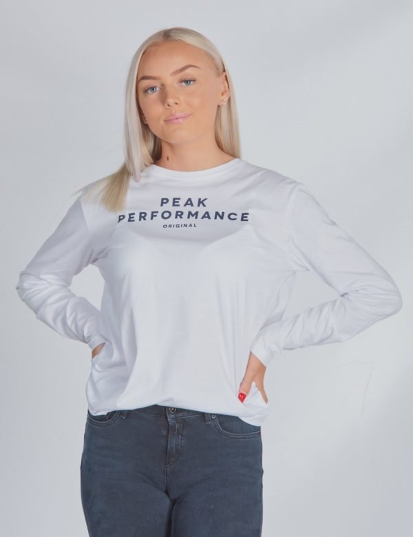 Peak Performance Jr Orig Ls Paita Valkoinen