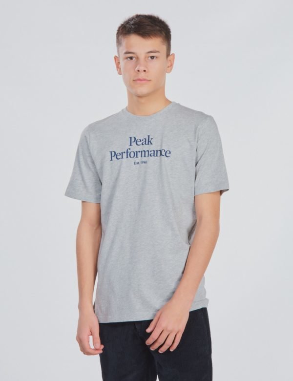 Peak Performance Jr Orig T T-Paita Harmaa